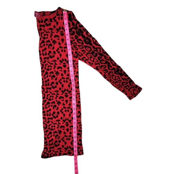 Red Animal Print Mini Dress From Boohoo - Picture 5 of 7